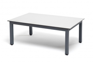 MR1001061 журнальный столик из HPL 95х60, H40, каркас «серый графит», цвет столешницы «молочный»