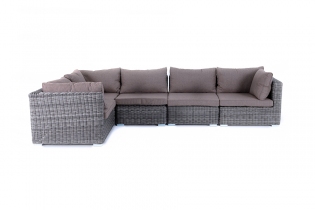 MR1000520 трансформирующийся диван из искусственного ротанга (графит)